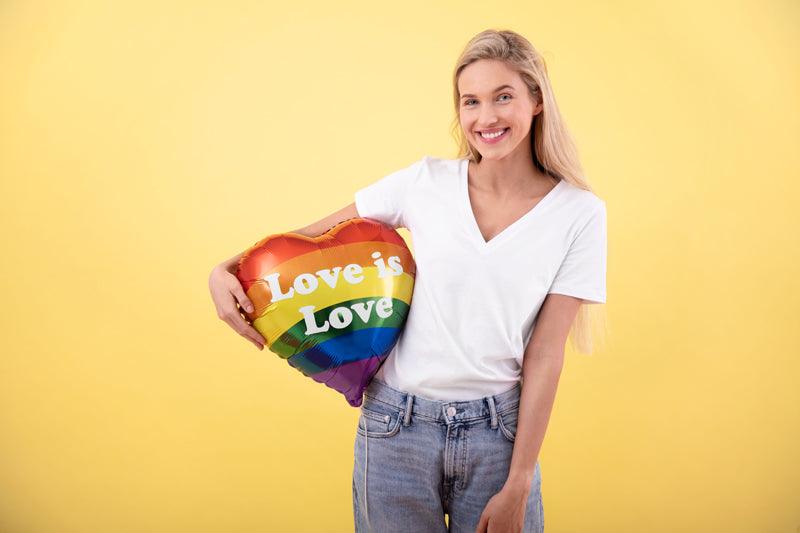Folienballon Love is Love, 35cm, Mix - FeierGlanz