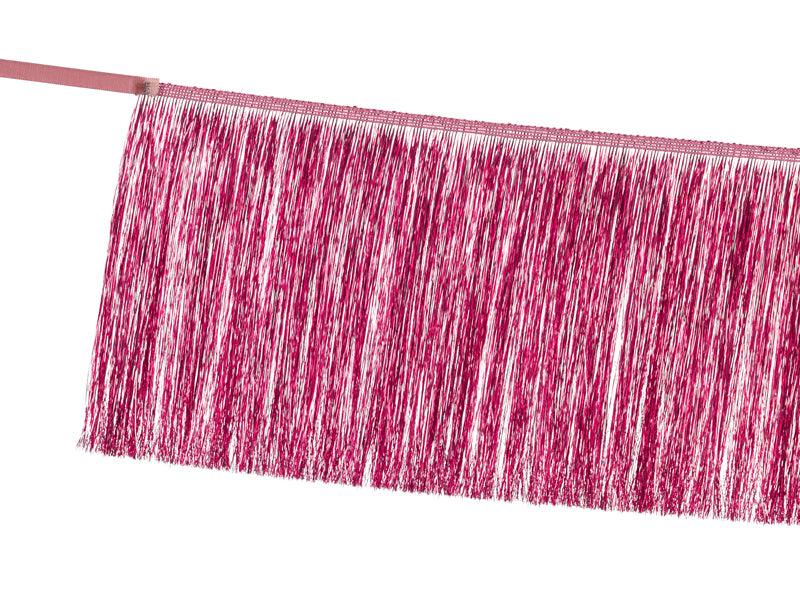 Girlande Quasten, rosa - FeierGlanz