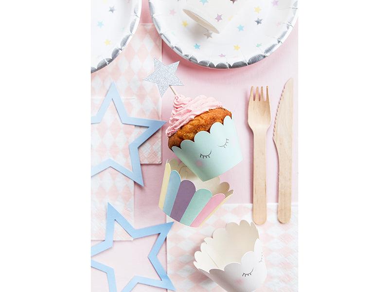 Muffinförmchen Einhorn, 5x7,5x5cm (1 VPE / 6 Stk.) - FeierGlanz