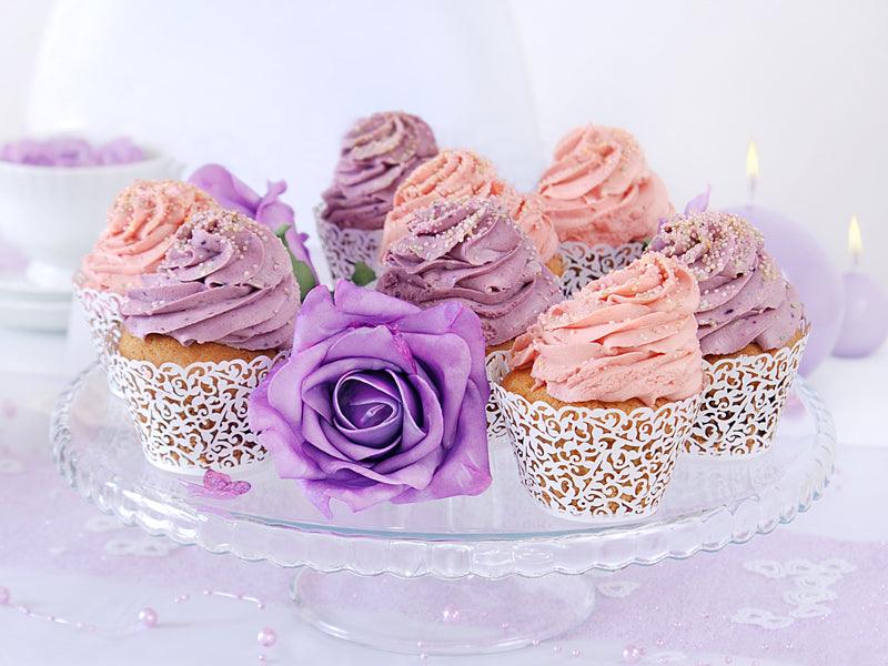 Muffinförmchen, in Weiß, 5, 5 x 8, 5cm (1 VPE / 10 Stk.) - FeierGlanz
