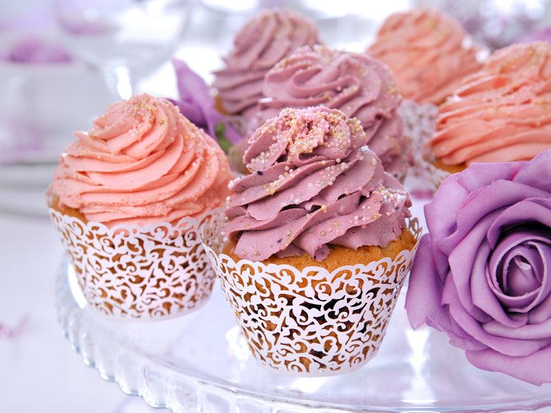Muffinförmchen, in Weiß, 5, 5 x 8, 5cm (1 VPE / 10 Stk.) - FeierGlanz