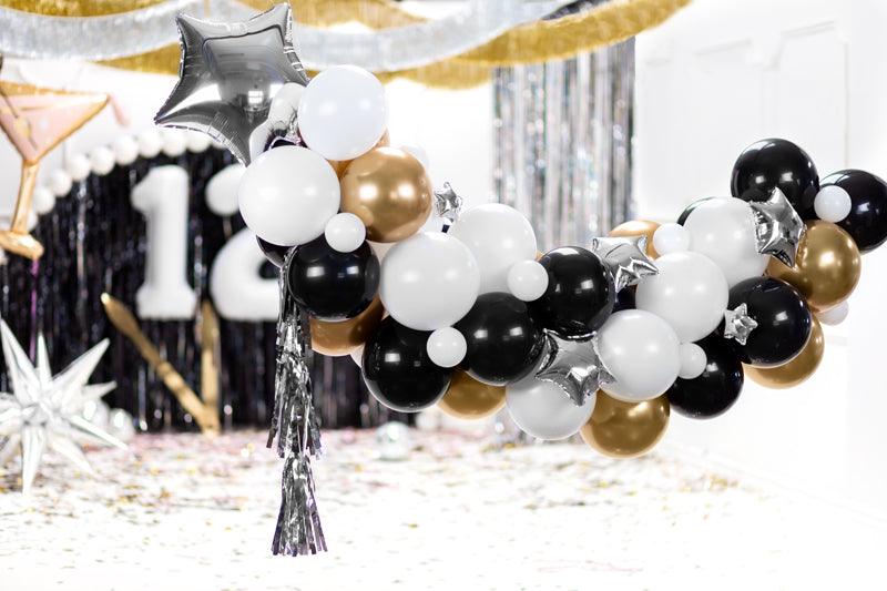 Luftballongirlande - Sterne, Mix, Abmessungen, 167x135 cm - FeierGlanz
