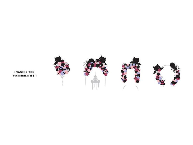 Luftballongirlande - Halloween, mix - FeierGlanz