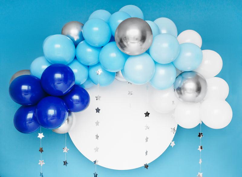 Ballongirlande - blau, 200cm (1 VPE / 60 Stk.) - FeierGlanz
