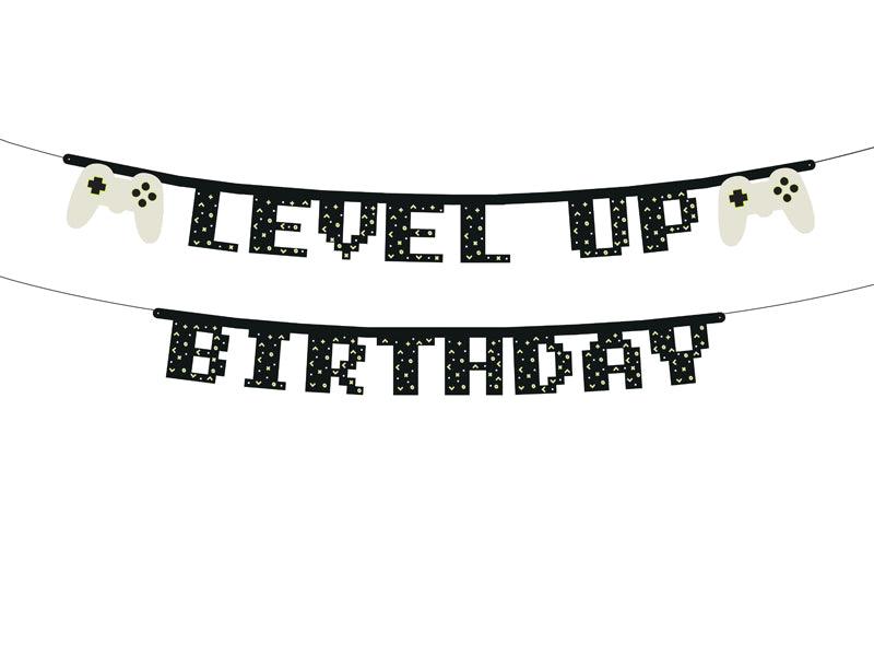 Banner Level Up, 2,5 m, Mix - FeierGlanz