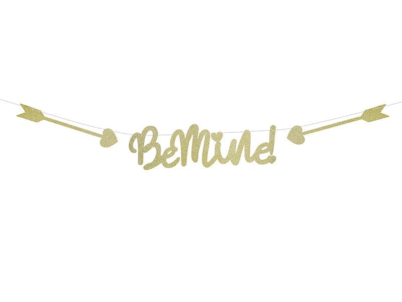 Banner Sweet Love - Be mine!, 11,5 x 90 cm - FeierGlanz