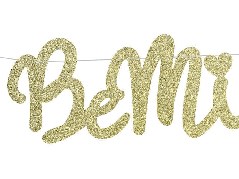 Banner Sweet Love - Be mine!, 11,5 x 90 cm - FeierGlanz