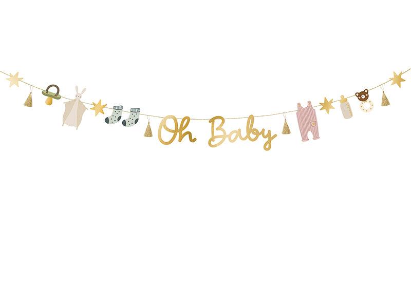 Banner Oh baby, Mix, 2.5 m - FeierGlanz