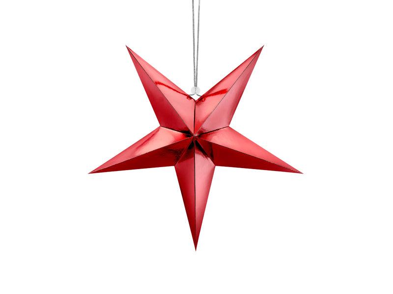 Papierstern, 45cm, rot - FeierGlanz