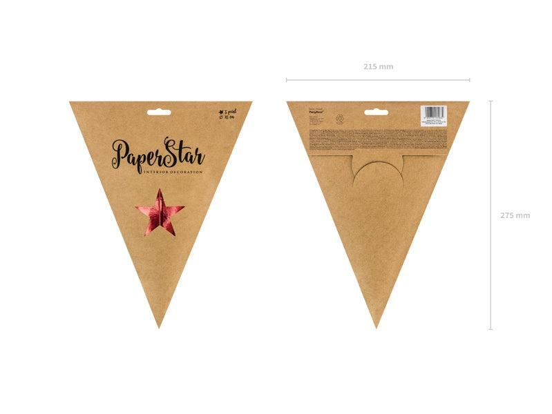 Papierstern, 45cm, rot - FeierGlanz