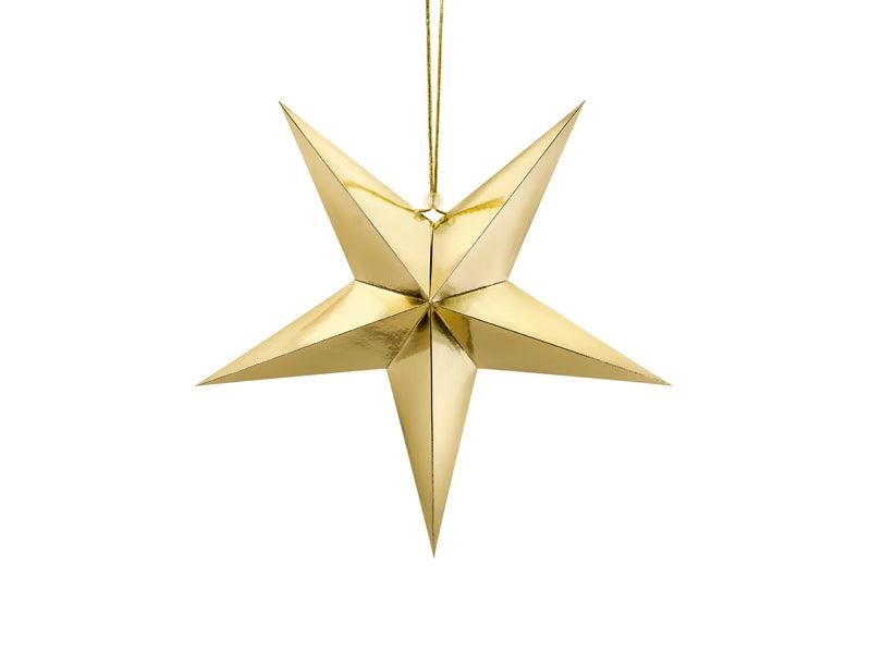 Papierstern, 45cm, gold - FeierGlanz