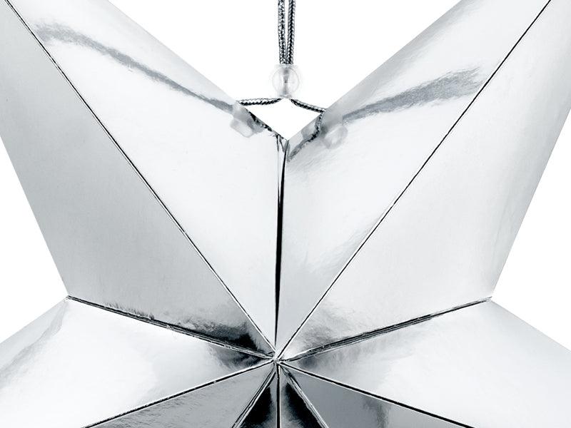 Papierstern, 70cm, silber - FeierGlanz
