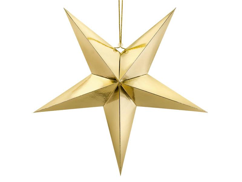 Papierstern, 70cm, gold - FeierGlanz