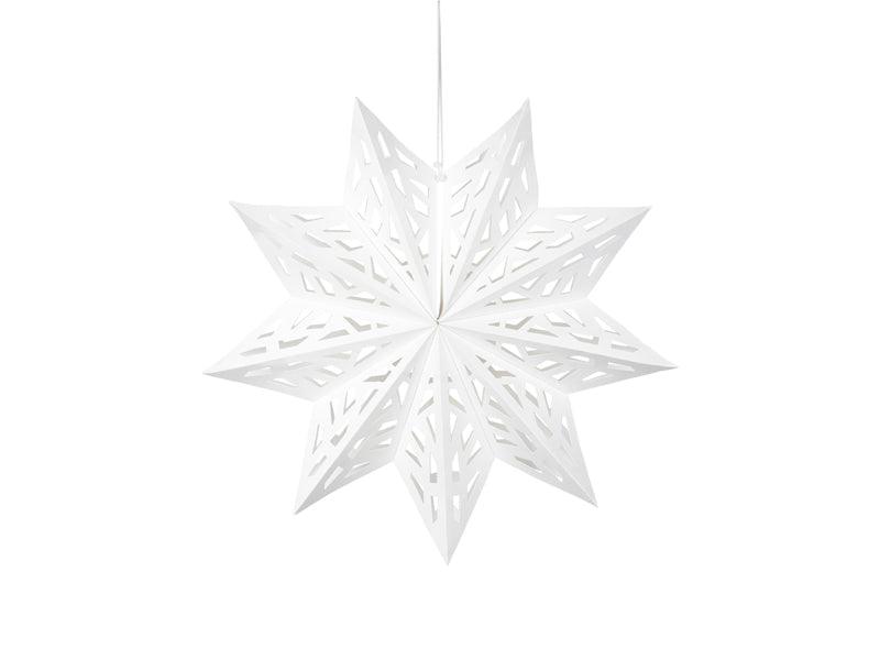 Papierstern, 50 cm, weiss - FeierGlanz