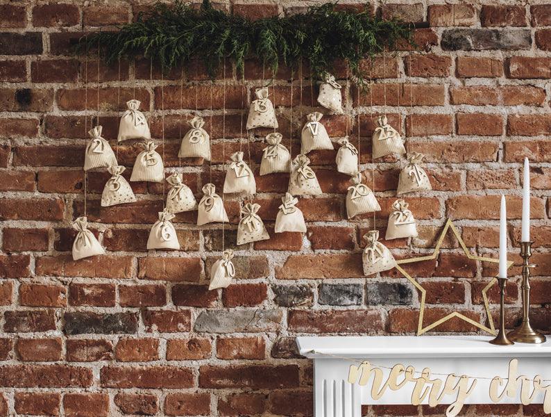 Adventskalender Beutel, mix - FeierGlanz