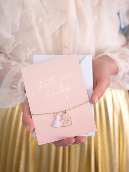 Armband-Karte Will you be my Maid of honor, 10,5x14,8cm - FeierGlanz