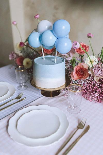 Ballon-Kuchentopper, blau, 29 cm - FeierGlanz