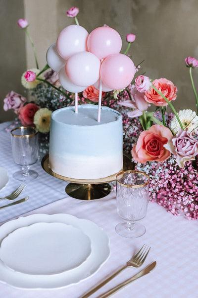 Ballon-Kuchentopper, pink, 29 cm - FeierGlanz