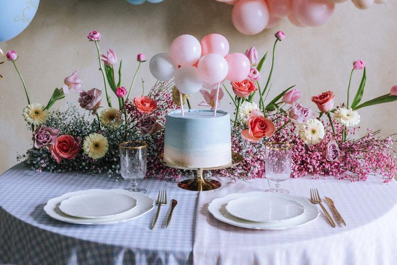 Ballon-Kuchentopper, pink, 29 cm - FeierGlanz