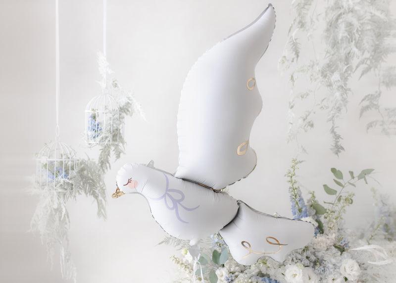Deko-Käfig (Dekorativer Vogelkäfig), 24 cm, weiß - FeierGlanz