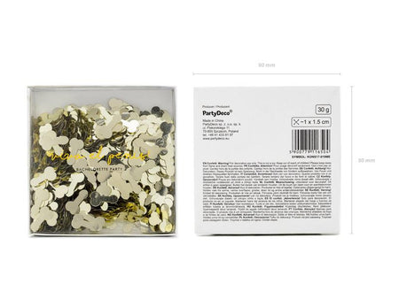 Konfetti Penisse, gold, 30g - FeierGlanz