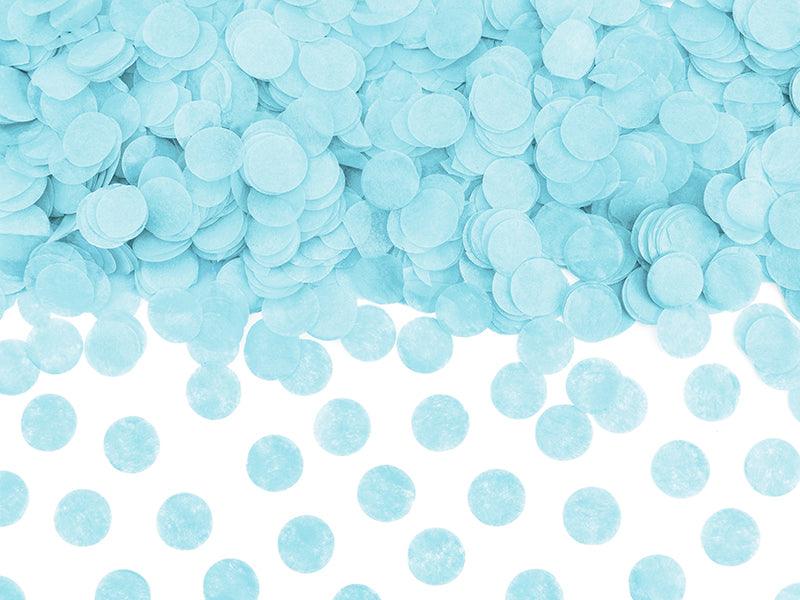 Konfetti Kreise, hellblau, 15g - FeierGlanz