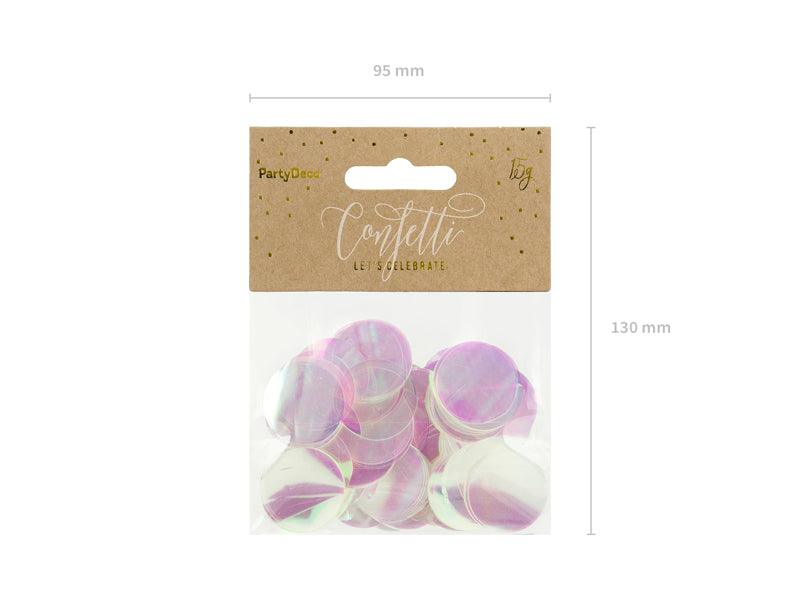 Konfetti Kreise, schillernd, 15g - FeierGlanz