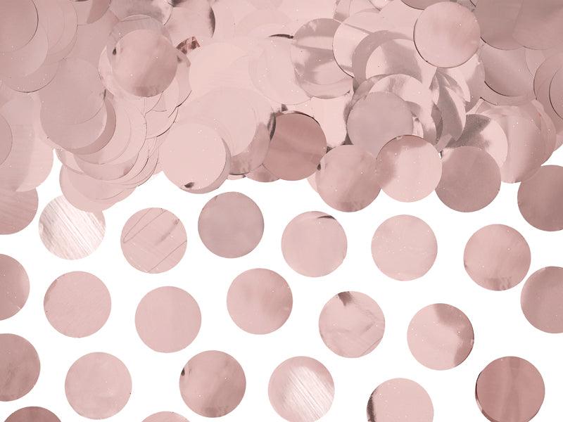 Konfetti Kreise, roségold, 15g - FeierGlanz