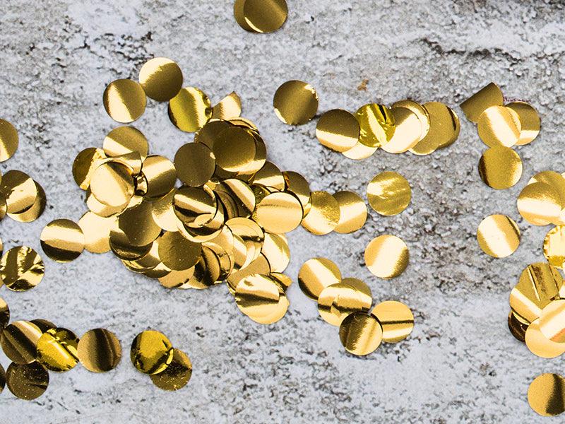 Konfetti Kreise, gold, 15g - FeierGlanz