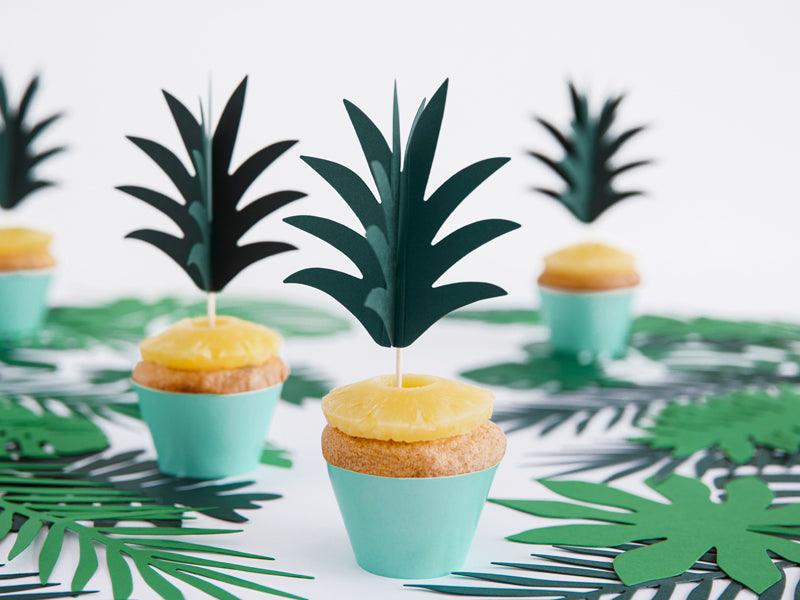 Muffin-Dekoration Aloha - Ananas (1 VPE / 6 Stk.) - FeierGlanz