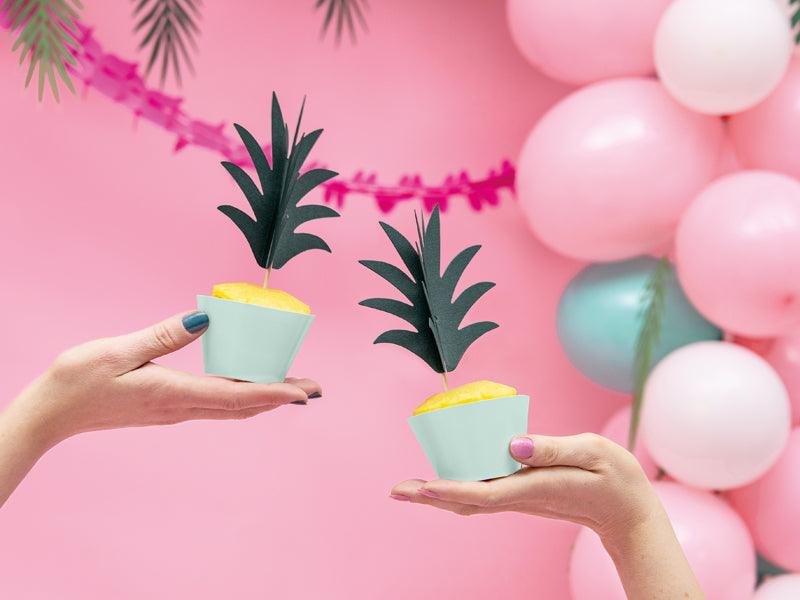 Muffin-Dekoration Aloha - Ananas (1 VPE / 6 Stk.) - FeierGlanz