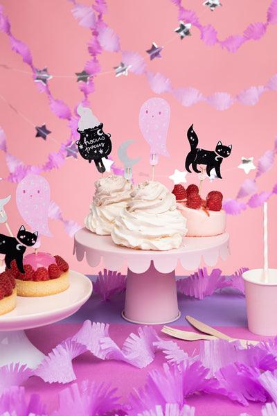 Dekorationen für Muffins Halloween, 14 cm, Mix (1 VPE / 6 Stk.) - FeierGlanz
