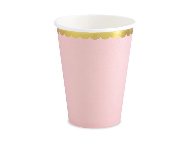 Becher, hellrosa, 220ml (1 VPE / 6 Stk.) - FeierGlanz