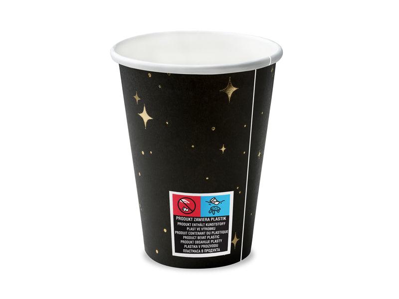 Becher, schwarz, 260 ml (1 VPE / 6 Stk.) - FeierGlanz