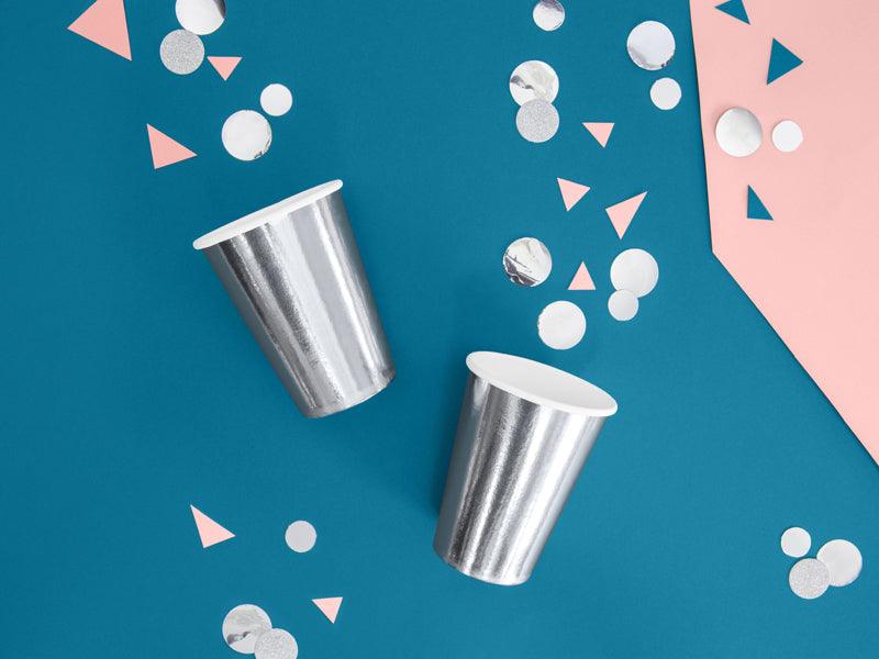 Becher, silber, 220ml (1 VPE / 6 Stk.) - FeierGlanz