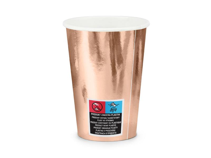 Becher, roségold, 220ml (1 VPE / 6 Stk.) - FeierGlanz