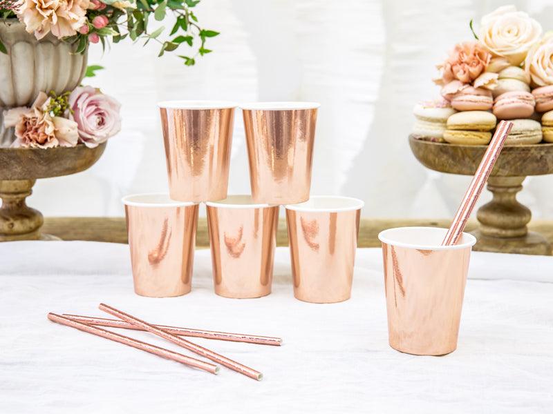 Becher, roségold, 220ml (1 VPE / 6 Stk.) - FeierGlanz