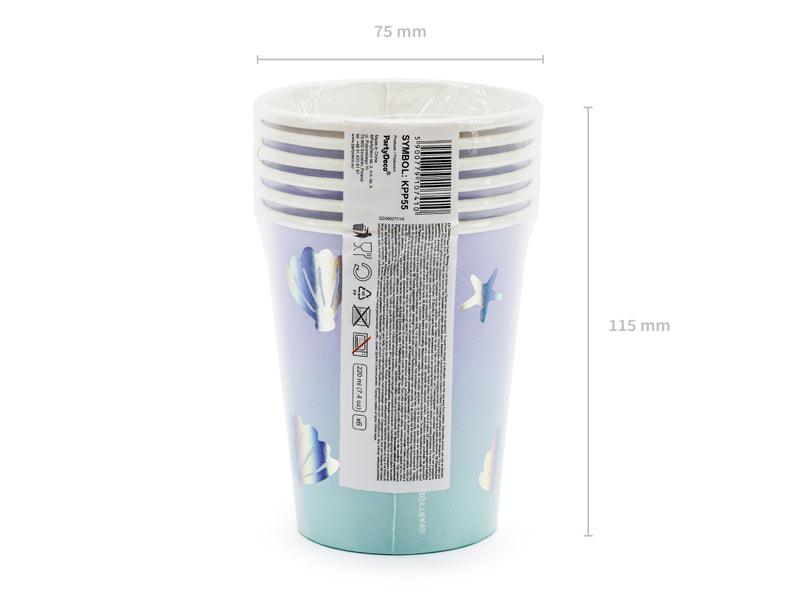 Becher Narwal, Mix, 220ml (1 VPE / 6 Stk.) - FeierGlanz