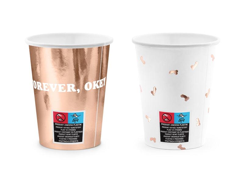 Becher Same penis forever, Mix, 220ml (1 VPE / 6 Stk.) - FeierGlanz