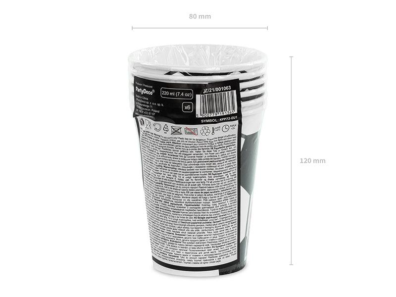 Becher Ball, Mix, 260 ml (1 VPE / 6 Stk.) - FeierGlanz