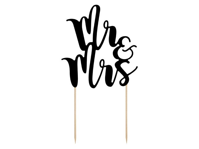 Caketopper Mr & Mrs, 25,5cm - FeierGlanz