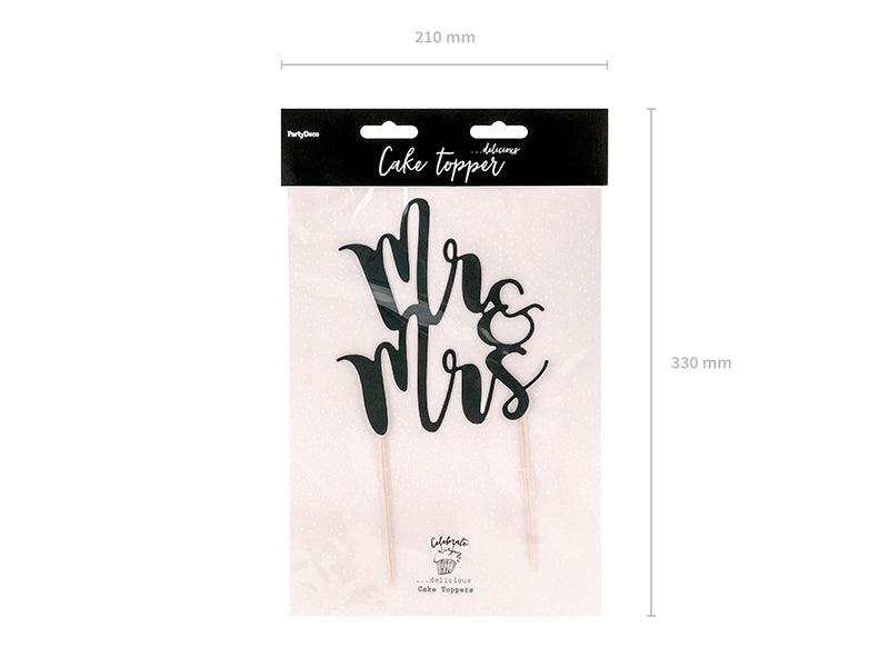 Caketopper Mr & Mrs, 25,5cm - FeierGlanz