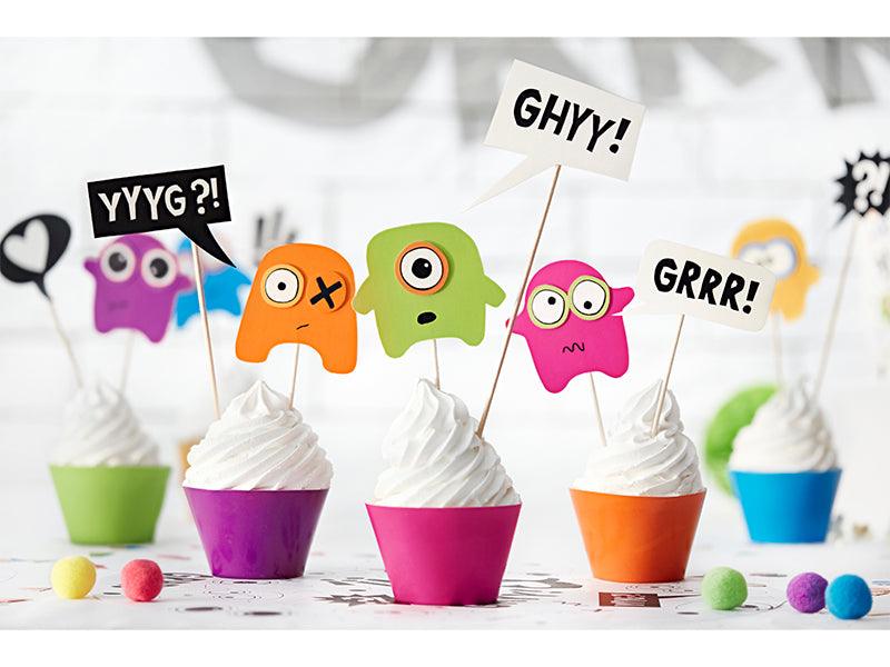 Caketopper Monster - Wolken, 11-20,5cm (1 VPE / 6 Stk.) - FeierGlanz