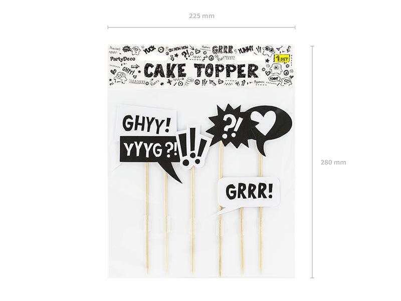 Caketopper Monster - Wolken, 11-20,5cm (1 VPE / 6 Stk.) - FeierGlanz
