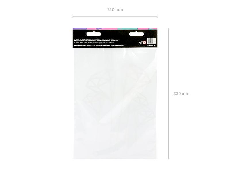 Caketopper Diamanten, 12,5-25,5cm (1 VPE / 5 Stk.) - FeierGlanz
