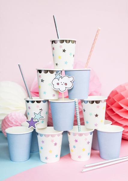 Caketopper Einhorn, 13-23,5cm (1 VPE / 5 Stk.) - FeierGlanz