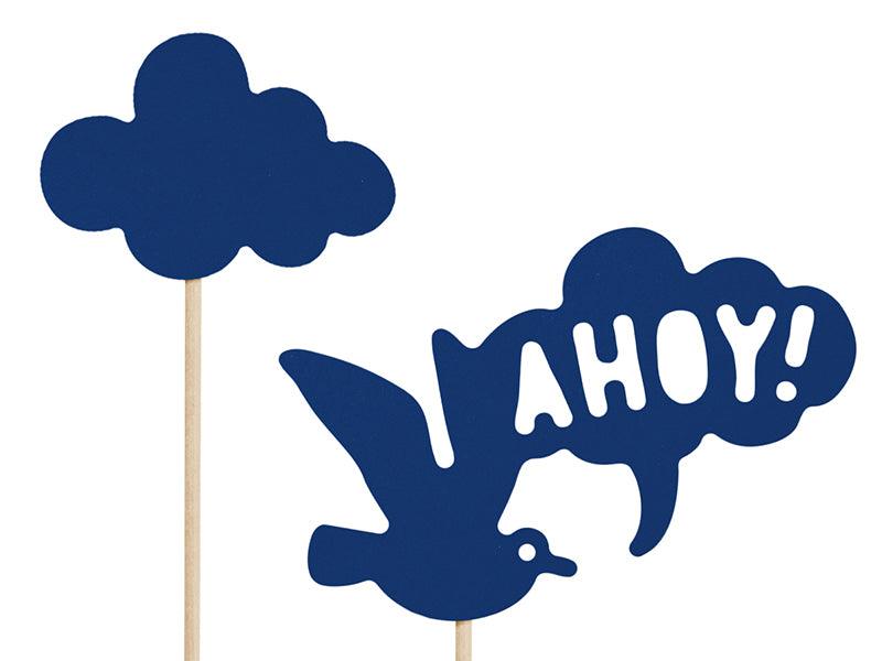 Caketopper Ahoy, 9,5-22,5cm (1 VPE / 9 Stk.) - FeierGlanz