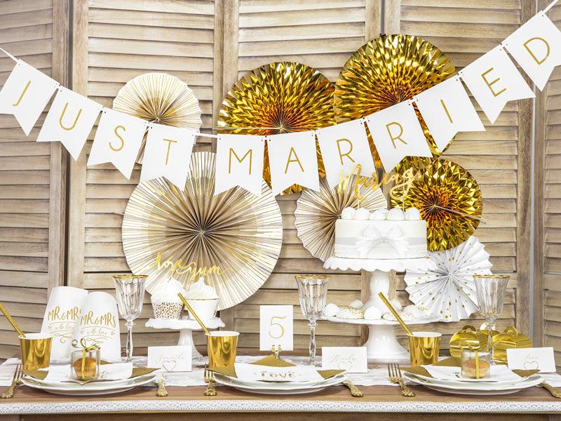 Caketopper Mariage, gold, 22,5cm - FeierGlanz