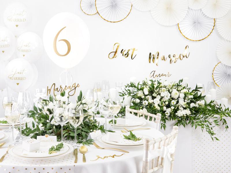 Tortentopper Amour, in Goldfarbe, 22, 5cm - FeierGlanz