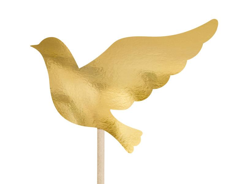 Caketopper Erstkommunion, gold, 31,5cm (1 VPE / 6 Stk.) - FeierGlanz